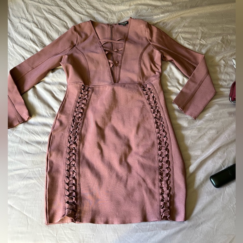 Fashion Nova bandage body con Dress